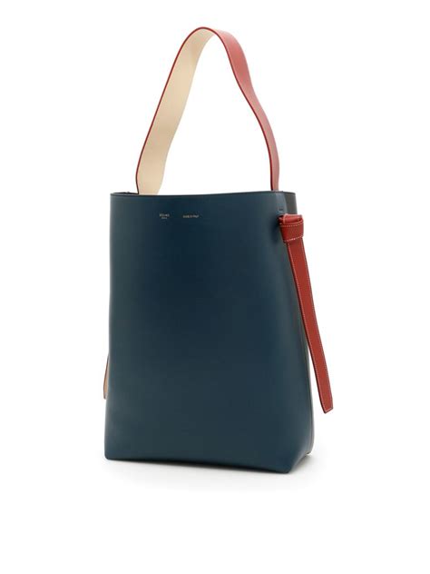 celine twisted cabas white and blue|HOBO AND TOTE BAGS .